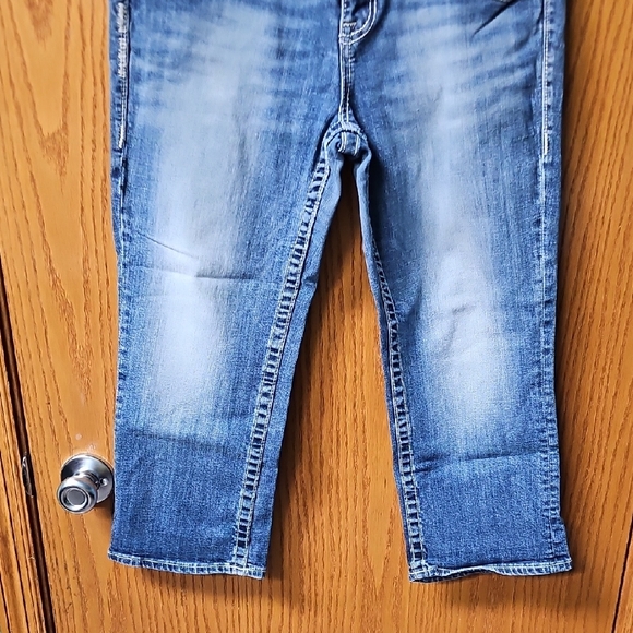 Vigoss Women's Cropped Blue Jeans - Picture 4 of 6